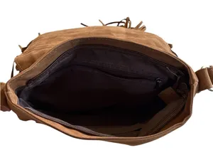 Fringe Brown Shoulder Bag thumbnail 3
