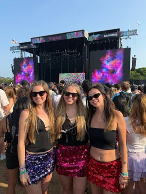 Amazon Low-rise Purple Sequin Skirt thumbnail 4