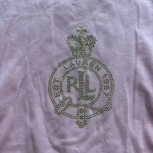 Polo Ralph Lauren Pink Rhinestone Graphic Logo T-shirt thumbnail 2