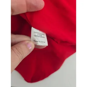 Tuckernuck Maxi Dress Womens S Swiss Dot Red Ruffle Tiered NEW thumbnail 4