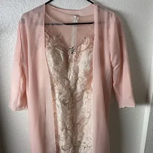 Pink Cocktail Dress - Intricate Beautiful Beading Approx Size 4 thumbnail 9