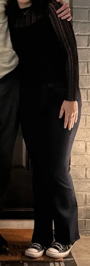 Abercrombie Mid-Rise Bootcut Jeans thumbnail 1