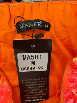 Maner Sequin Pencil Skirt in Vibrant Orange thumbnail 3