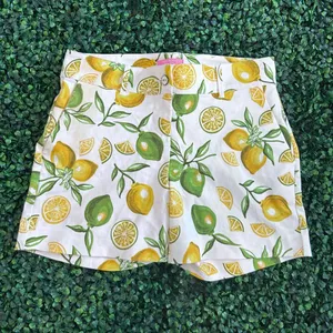 Isaac Mizrahi NWOT lemon and lime shorts 🍋🍋‍🟩 thumbnail 1