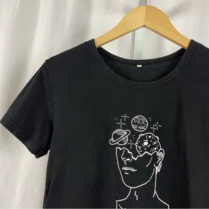 Artsy Womens Feminist Galaxy Space Medium Graphic Print Shirt Woman Boho Hippie thumbnail 7