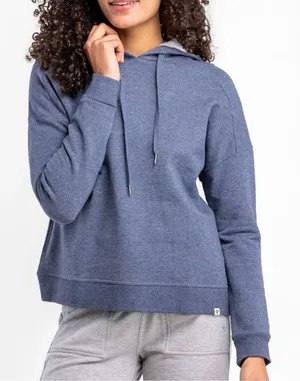 LIV Outdoor Kendall Crossover Back Pullover Hoodie‎ Sweatshirt Blue Large thumbnail 1