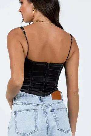 Princess Polly Black Top thumbnail 2