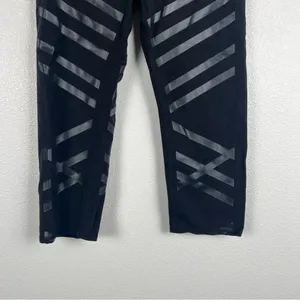 Alo Airbrush‎ Stripe Leggings Black Sz S thumbnail 4