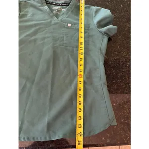 Fabletics Women's Scrub‎ Top Sz Sm Dark Green Nurse Doctor Hospital Shirt thumbnail 6