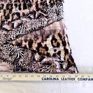 90's Y2K Cubism Los Angeles Animal Print Ruffle Artsy Mesh Top Mixed Media Small thumbnail 6