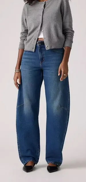 NWT Levis Baggy Dad Barrel Jean Size 29 x 32 thumbnail 1