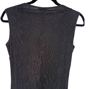 Windsor Black All Over Lace Sleeveless Maxi Dress Size Medium Fairy‎ Whimsigoth thumbnail 8