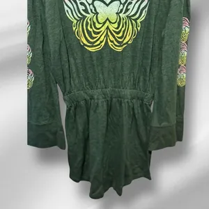 Chaser Green Mini Dress with Butterfly nwot thumbnail 3