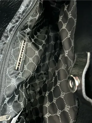 Steve Madden Black Embossed SM Box Shoulder HandBag thumbnail 13