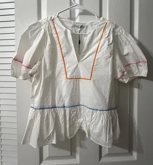 English Factory Puff Sleeve Top thumbnail 1