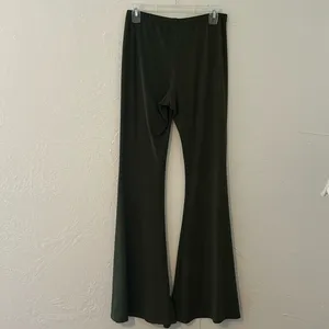 Forever 21 Army Green Bell Bottom Flair Leggings thumbnail 5