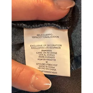 Copper Key Denim‎ Chambray Button Front Racerback Fit & Flare Dress M thumbnail 7