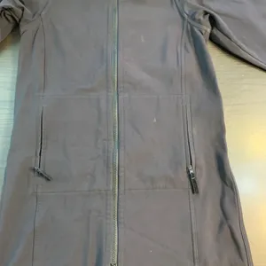 Lululemon Soft Shell Black Hooded Full Zip Long Jacket Coat Womens‎ 4 Minimalist thumbnail 8