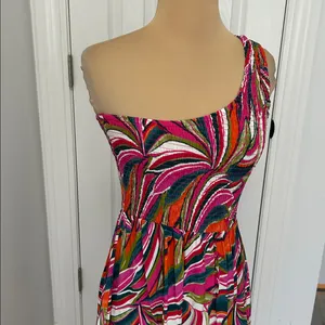 Anthropologie Abel The Label Kelissa One Shoulder Maxi Dress thumbnail 6