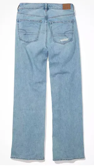 American Eagle High Waisted Ripped Mom Jean thumbnail 4