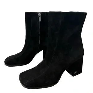 🖤 Sam Edelman Mayla Suede Leather Booties Black Women’s 7‎ 🖤 thumbnail 1