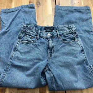 Aeropostale Aero Baggy Wide Leg Jeans XS Regular 27” Inseam thumbnail 1