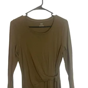 Aerie‎ Women's Size Medium Long Sleeve Side Tie Casual T Shirt Dress thumbnail 2