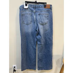 Lucky Brand Baggy Wide Leg Jeans Medium Wash Size 12 / 31 thumbnail 3