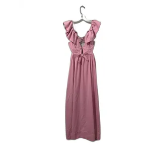 For Love And Lemons Miriam Maxi Dress Dusty Pink size Small thumbnail 3