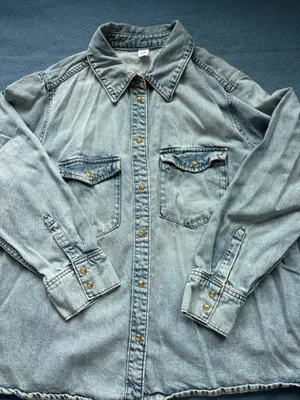 H&M Denim Button up thumbnail 1