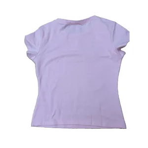 White Fox Pink Babydoll Tee‎ W Brat Graphic thumbnail 3