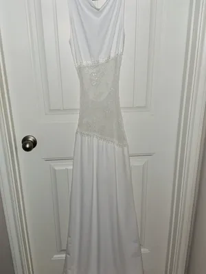 Peppermayo White Maxi Dress with Sheer Lace Midsection thumbnail 3