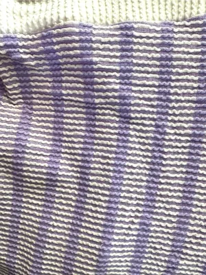 Zenana Raised Rib Striped Pullover & Wide Leg Pants Set Womens Lavender Sz Small thumbnail 11