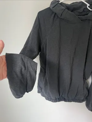Lululemon After All pullover heathered gray women’s sweatshirt 🔲 thumbnail 3