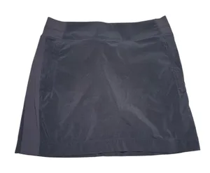 Athleta Skort Women 12 Black Excellent‎ Activewear Tennis Golf Hiking Pockets thumbnail 1