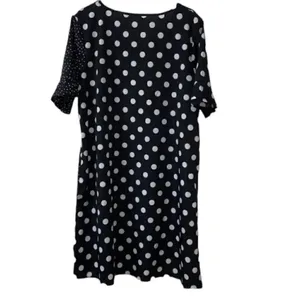 Women's Black and White Polka Dot Dress(Size XXI) thumbnail 2