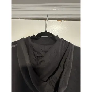 Adidas Athleisure Cropped Quarter Zip Hoodie Sz:M Black Camo Stripe Pullover thumbnail 15