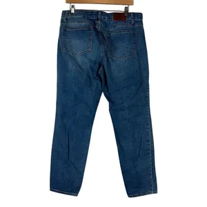 Frye Mid Rise Boyfriend Solid Denim Jeans‎ Medium Wash Casual Stretch Size 10 thumbnail 4