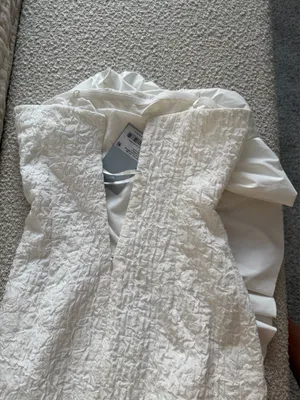 Antonio Melani White strapless midi dress thumbnail 10