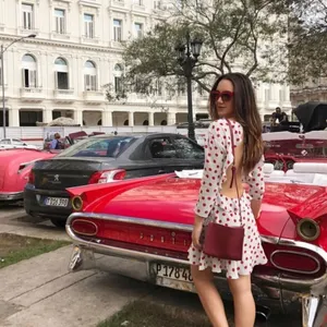 💕REALISATION PAR💕 Goldie Cherry Dress ~ Red Polka Dot Print XS 100% Silk thumbnail 7