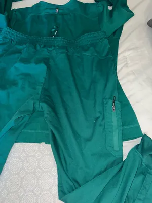 Grey's Anatomy Hunter green scrubs set thumbnail 2