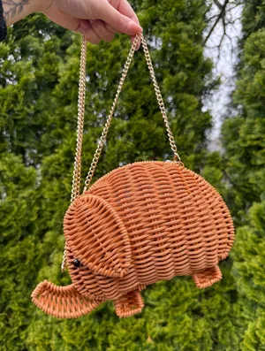 Tommy Bahama Woven Elephant Purse thumbnail 1