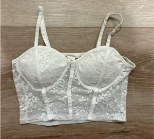 Dainty white lingerie top thumbnail 1