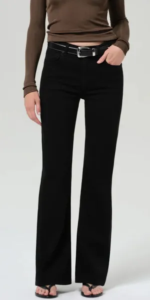 NWOT Citizens of Humanity Lilah bootcut jeans black 25 thumbnail 1