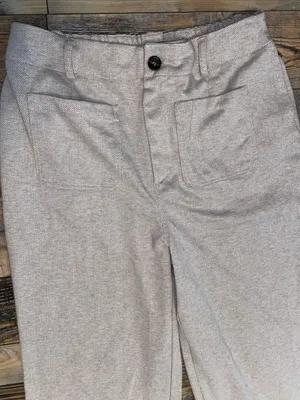 bagatelle Light cream and tan Elastic Waist Pants thumbnail 4