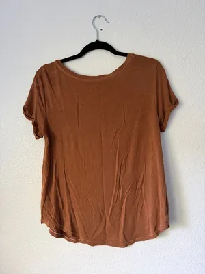 American Eagle Soft & Sexy Loose fit V-Neck Tee thumbnail 3