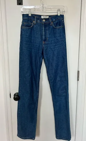 Reformation Cynthia Straight Long Jeans High-Rise thumbnail 5