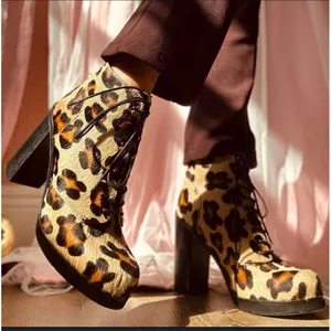 Steve Madden Real Fur Animal Print 5.5 New‎ thumbnail 10