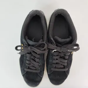 Puma Vikky Womens Size 7‎ Black Low Top Sneakers Suede Shoes 362624-02 thumbnail 6