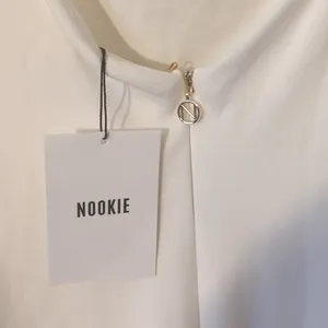 NWT Nookie Sz XS Scandal White Chain Halter Scuba Mini Party Dress Bridal Sexy thumbnail 5